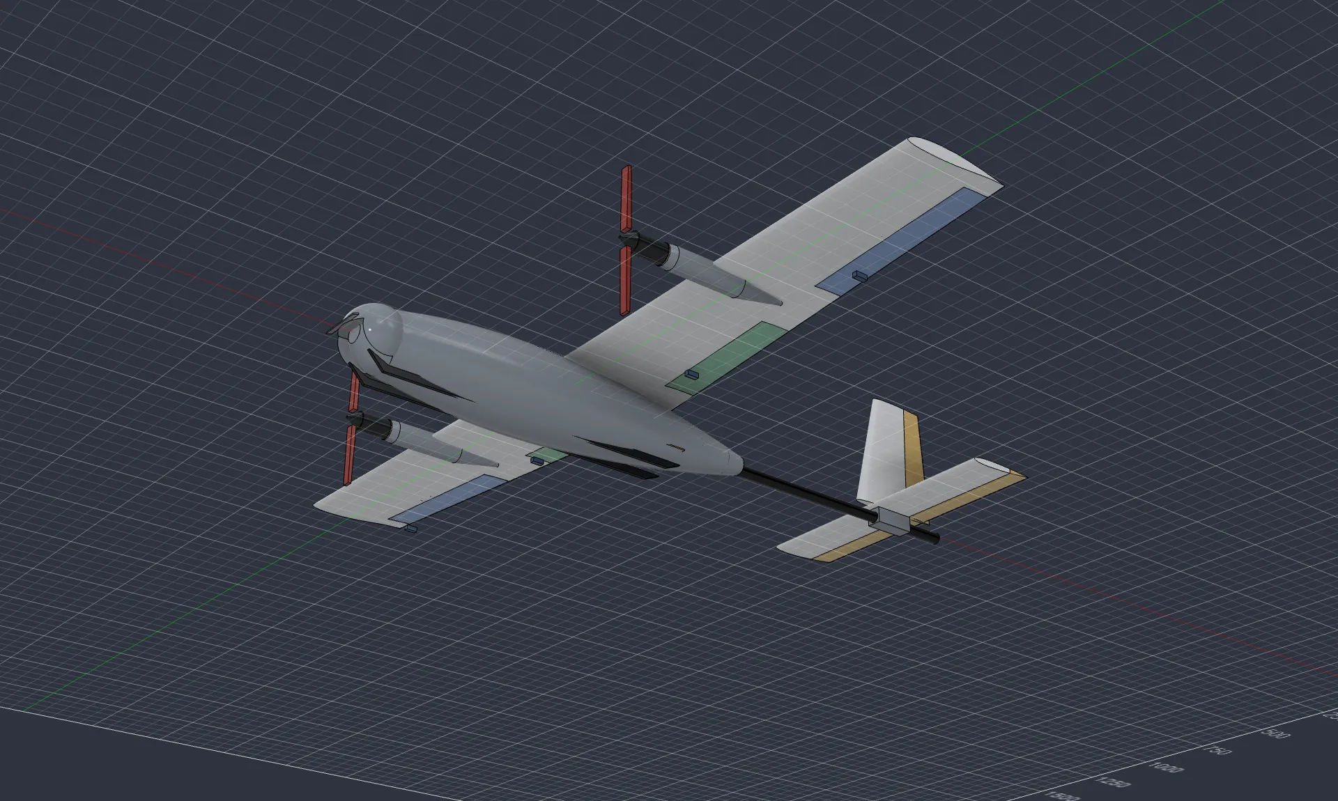 View of the aircraft from underneath