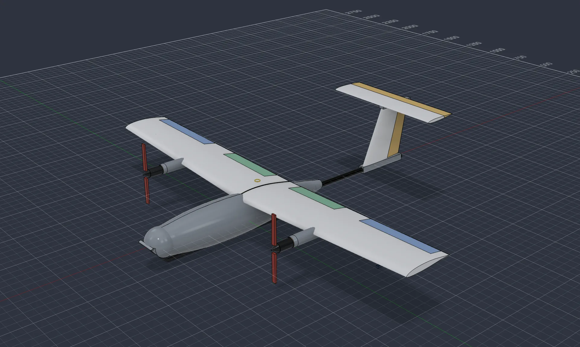 The T-tail variant of the same aircraft